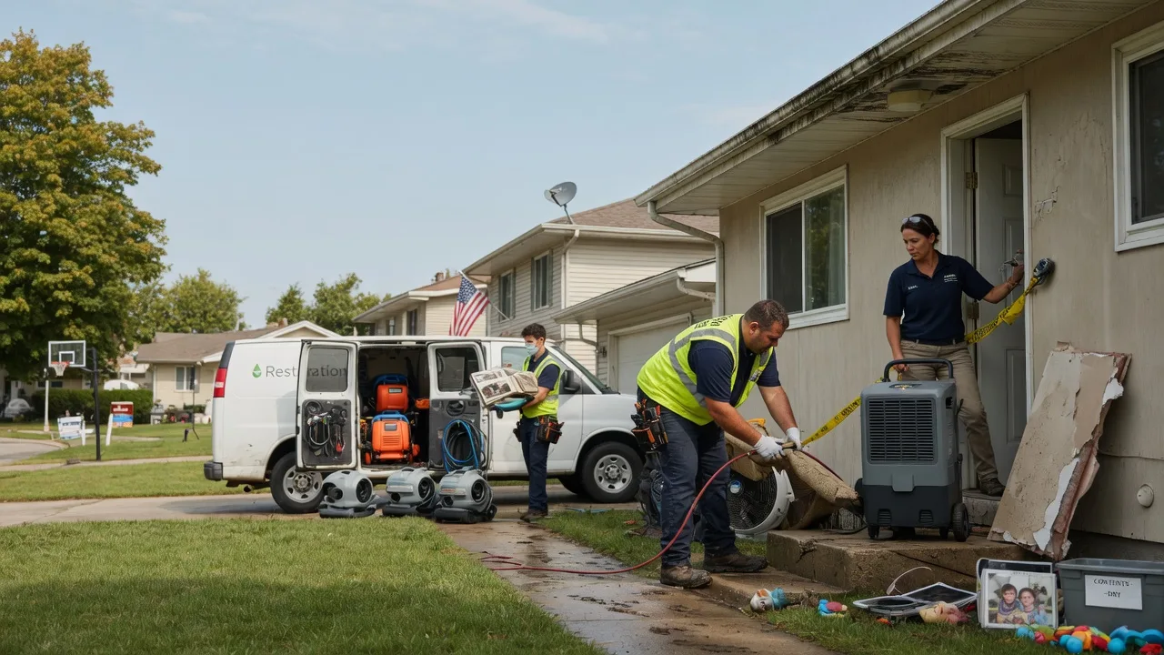 Water Damage Restoration in Springfield, IL near me